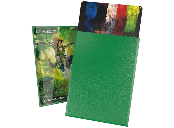 Sleeves Cortex Grön 100 st - 66x91 Ultimate Guard Standard Size 