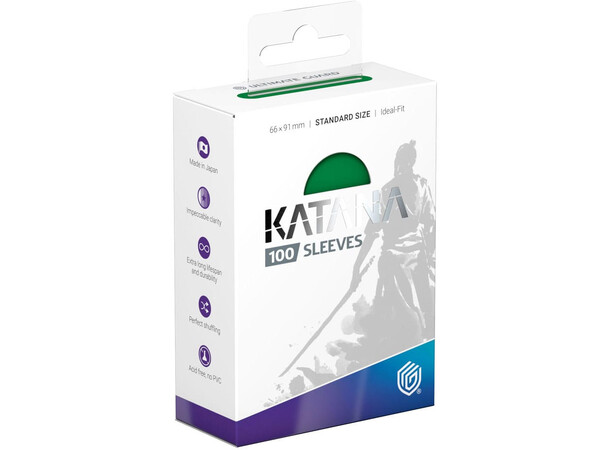 Sleeves Katana Jade Garden 100 st 66x91 Ultimate Guard Kortskydd/DeckProtect 
