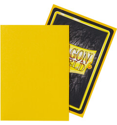 Sleeves Matte Yellow x100 66x91 Dragon Shield