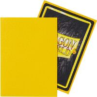 Sleeves Matte Yellow x100 66x91 Dragon Shield