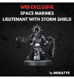 Space Marines Lieutenant Storm Shield Warhammer 40K
