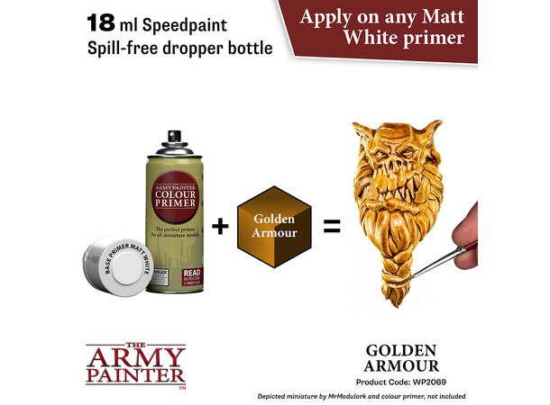 Speedpaint 2.0 Golden Armour Army Painter - 18ml 