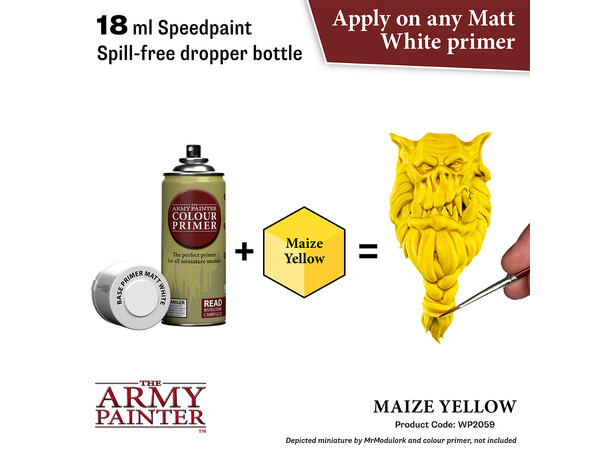 Speedpaint 2.0 Maize Yellow Army Painter - 18ml
