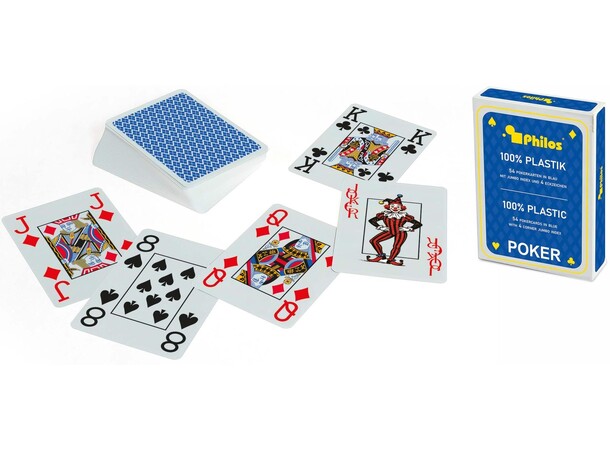 Spelkortslek 100% plast 