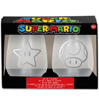 Super Mario Glas - 2 st