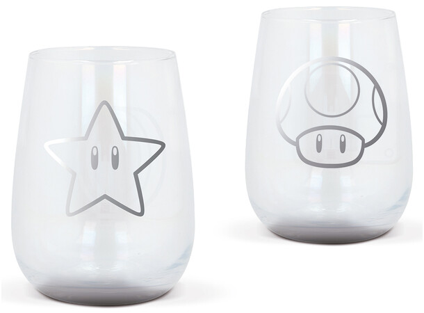 Super Mario Glas - 2 st 