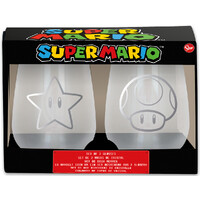 Super Mario Glas - 2 st 