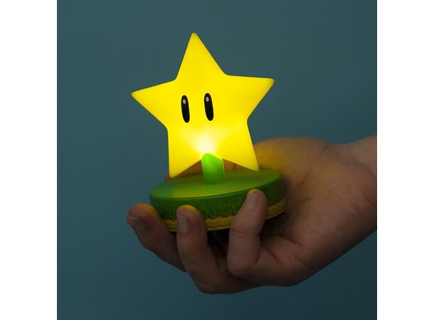 Super Mario Super Star Lampe - 10 cm Icon Light 
