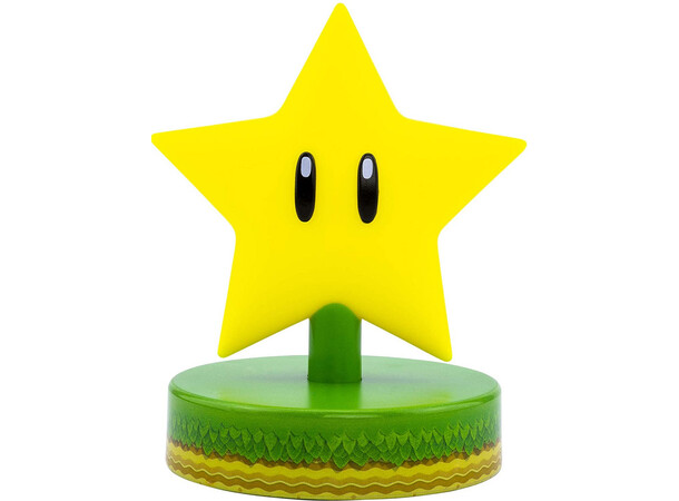 Super Mario Super Star Lampe - 10 cm Icon Light 