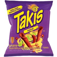 Takis Fuego Rolled Tortilla Chips 65g 