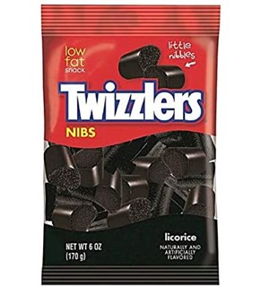 Twizzlers Licorice Nibs 170g Den amerikanske lakrisen 