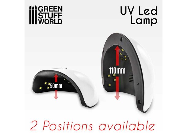 Ultraviolet LED Lamp - UV Lys Green Stuff World 