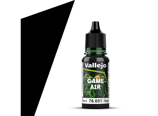 Vallejo Game Air Black 18ml 