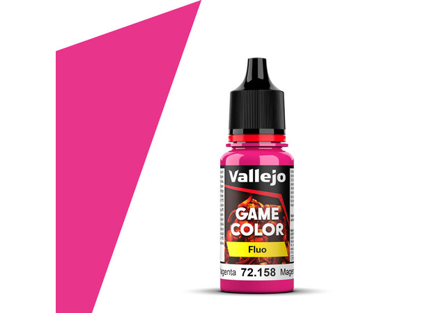 Vallejo Game Color Fluorescent Magenta 18ml - Fluo 