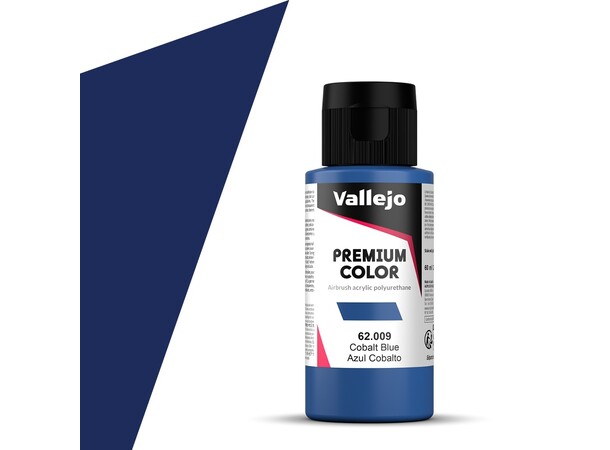 Vallejo Premium Cobalt Blue 60ml Premium Airbrush Color 