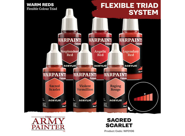 Warpaints Fanatic Sacred Scarlet Army Painter