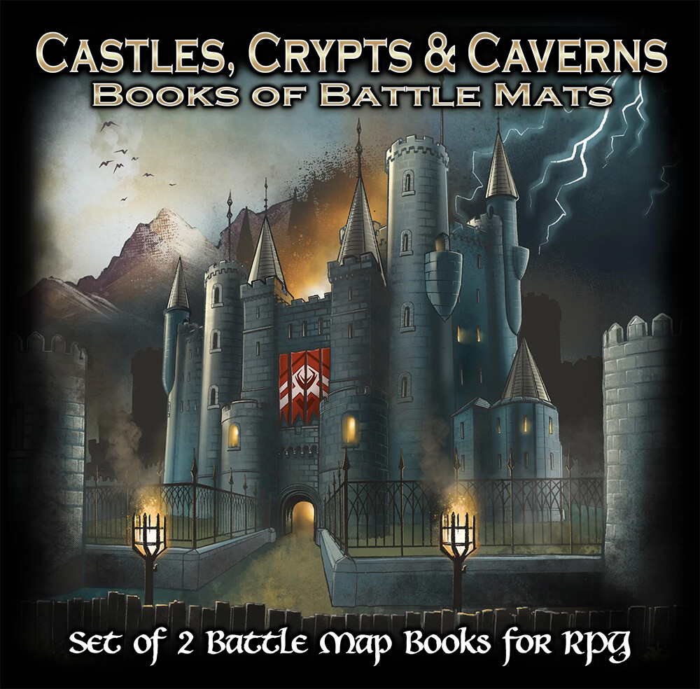 Book of Battlemats CASTLES/CRYPTS/CAVERN