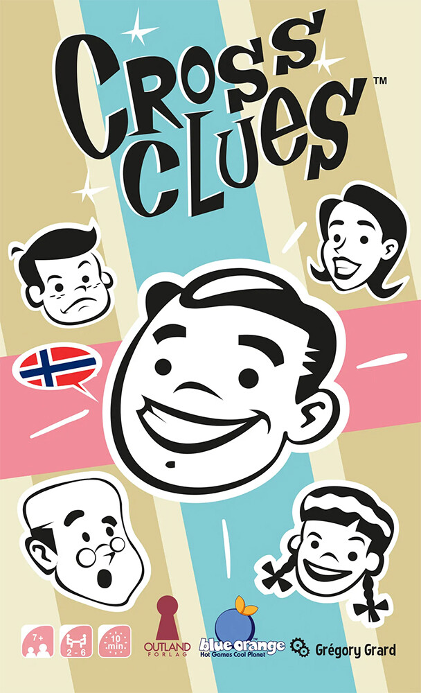Cross Clues Brettspill - Norsk