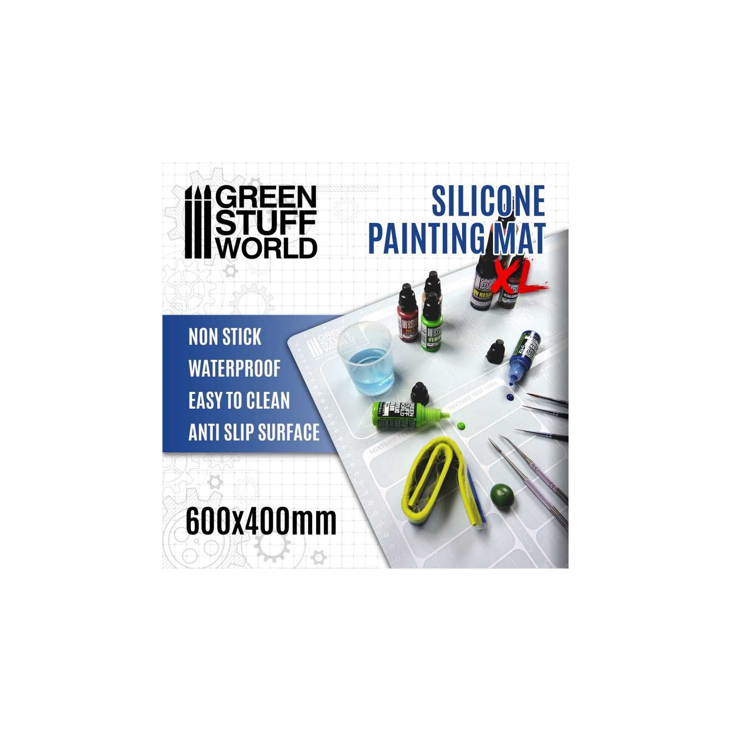 Silicone Painting Mat 600x400mm Green Stuff World