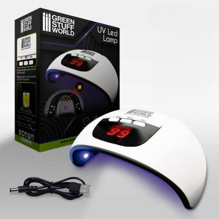 Ultraviolet LED Lamp - UV Lys Green Stuff World