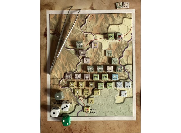 A Farewell to Arms Brädspel Italia 1917-1918 