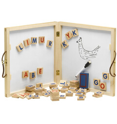 Alfabettavle i tre - 30 cm