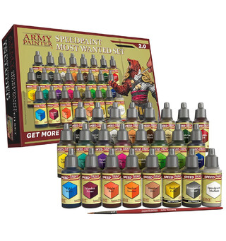 Army Painter Speedpaint Most Wanted 2.0 24 malinger + 1 Pensel