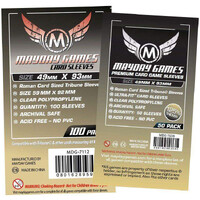 Brettspill Kortbeskyttere 50 stk 49x93 Roman Card Sized Tribune Sleeves