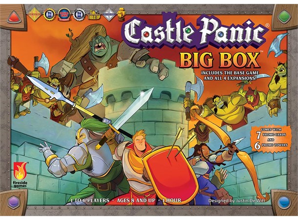 Castle Panic 2nd Ed Big Box Brettspill Second Edition