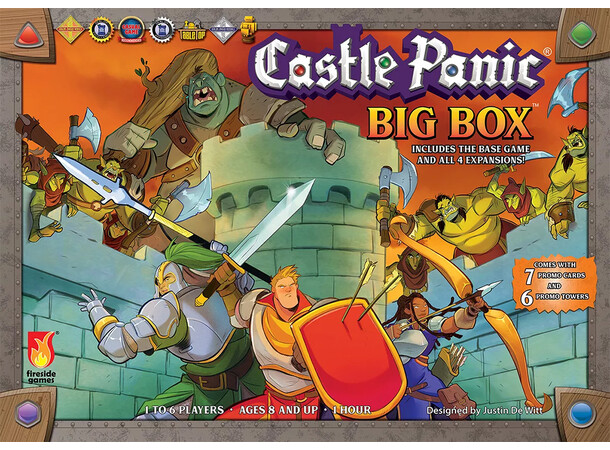 Castle Panic 2nd Ed Big Box Brädspel Second Edition 