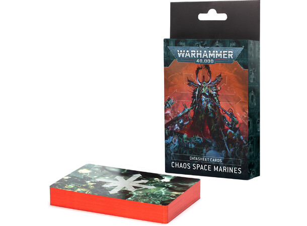 Chaos Space Marines Datasheet Cards Warhammer 40K