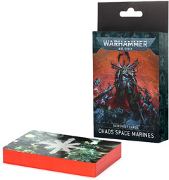 Chaos Space Marines Datasheet Cards Warhammer 40K