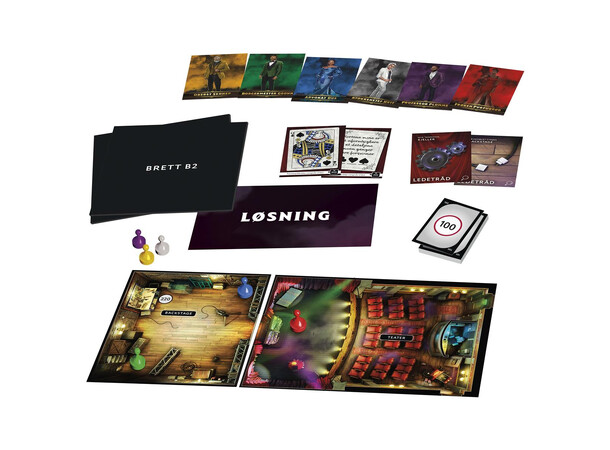 Cluedo Røm Magikerklubben Escape Room Brettspill 