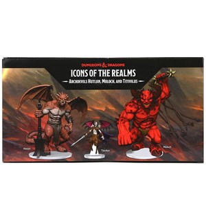 D&D Figur Icons Archdevils Hutijin/Moloc Dungeons & Dragons Icons of the Realms 