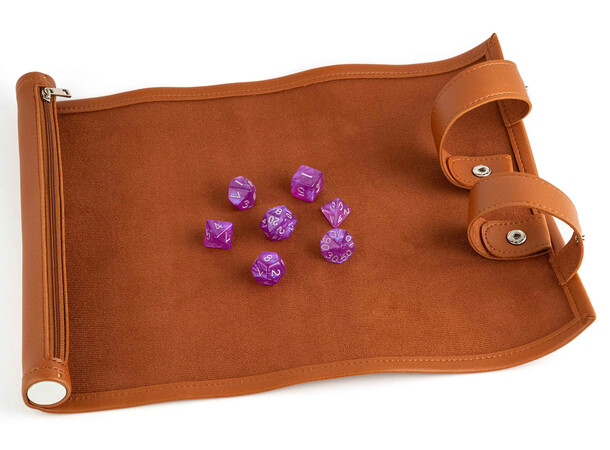 Dice Rolling Scroll Leather