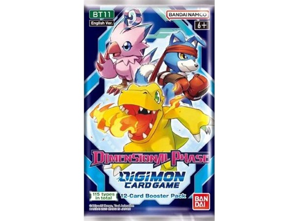 Digimon TCG Dimension Phase Booster Box Digimon Card Game - 24 boosterpakker