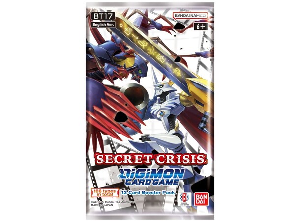 Digimon TCG Secret Crisis Booster Digimon Card Game - BT-17