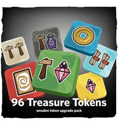Dwellings of Eldervale Treasure Tokens Treasure Trove Wooden Token Set