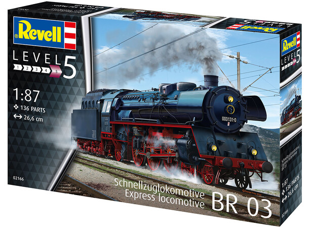 Express Locomotive BR 03 Revell 1:87 Byggesett 