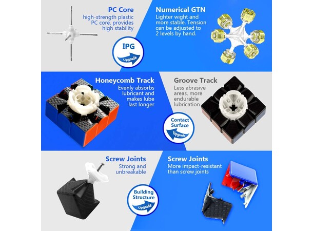 GAN356 RS Stickerless Speed Cube 