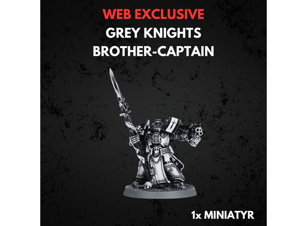 Grey Knights Brother Captain Warhammer 40K