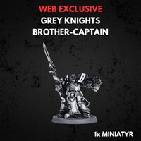 Grey Knights Brother Captain Warhammer 40K