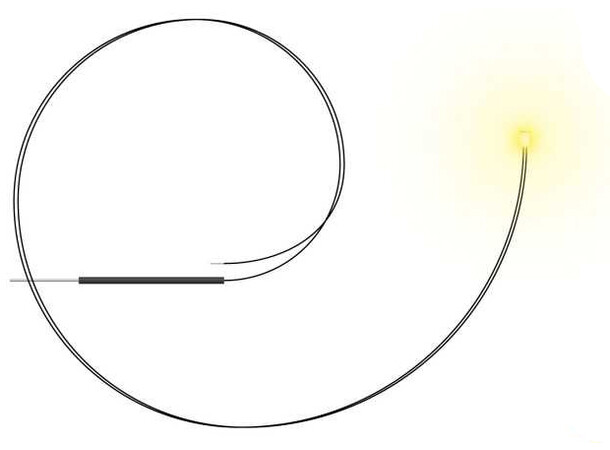 LED Light Warm White - 1mm (10 st) Green Stuff World 