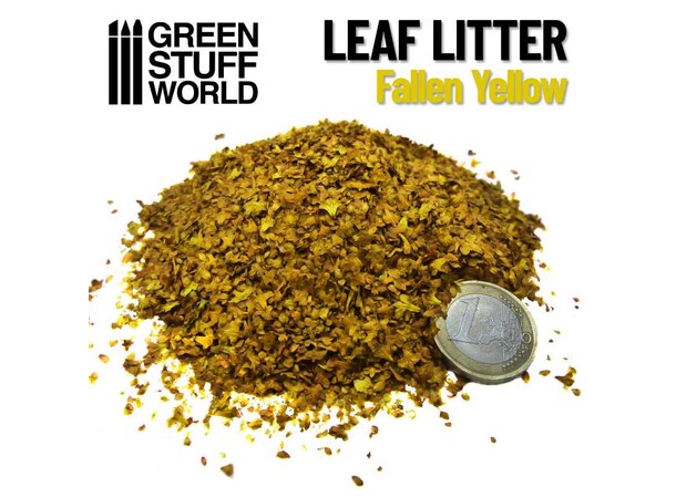 Leaf Litter Fallen Yellow Miniatyrblad Green Stuff World 