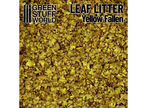 Leaf Litter Fallen Yellow Miniatyrblad Green Stuff World 