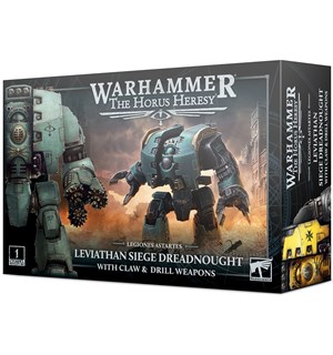 Legiones Leviathan Siege Dreadnought The Horus Heresy With Claw/Drill Weapon 