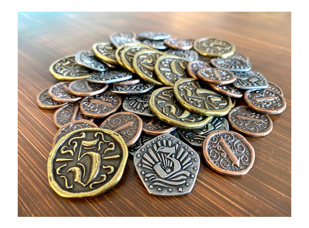 Libertalia Metal Doubloon Coins - 54 st 