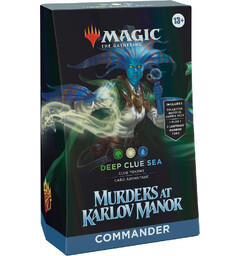 Magic Murder Karlov Manor Commander #3 Deep Clue Sea Commander Deck