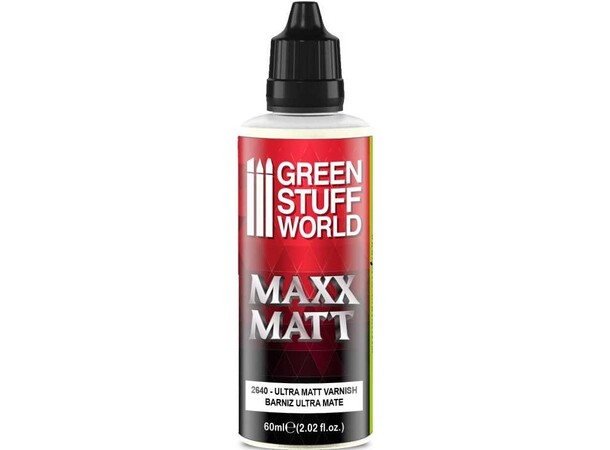Maxx Ultra Matt Varnish 60ml Green Stuff World - Gamezone.no