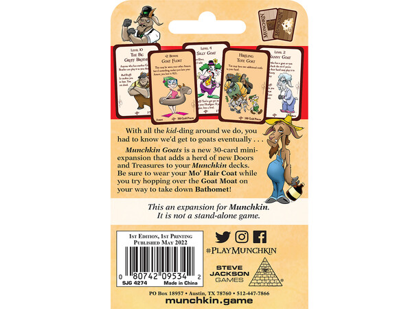 Munchkin Goats Expansion Expansion till Munchkin 